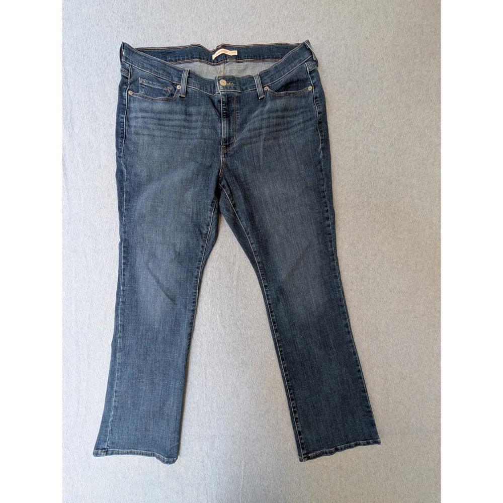 Levis Classic Bootcut Jeans Womens 18W Medium Wash Denim Stretch Mid Rise